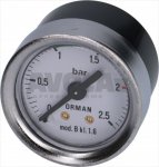 Manometer für Kessel ø 41 mm 0÷2,5 Bar