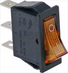 1-POLIG SCHALTER ORANGE 16A 250V