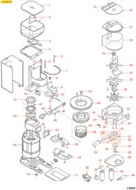CIM05 DOSIERMAHLWERK JUNIOR Explosionszeichnung