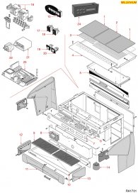 RANCILIO ELEKTRISCHE TEILE MILLENIUM Explosionszeichnung