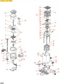 DOSIERMAHLWERK SPECIAL 450 TIMER Explosionszeichnung