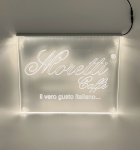 MORETTI LED LEUCHTSCHILD LEUCHTREKLAME INNEN WARMWEIß 500x400 MM