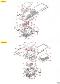 BERTOS-PLATTE MEDIUM PMR  LD-PMR  VTR Explosionszeichnung