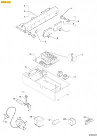 CASADIO - DIECI ELEKTRISCHE KOMPONENTE Explosionszeichnung