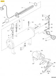 CASADIO - VENTI KESSEL UND MOTOR Explosionszeichnung
