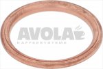 Kupferdichtung ø 40x32x3 mm für Wärmetauscher ECM IIIer Bezzera - avola-coffeesystems