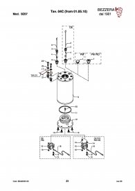 Bezzera BZ07 Kessel Heizung von 01.05.2010 Explosionszeichnung
