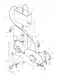 ECM Technika Serie III Pumpe Wassertank Explosionszeichnung