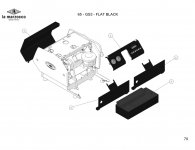 GS3 Flat Black Explosionszeichnung