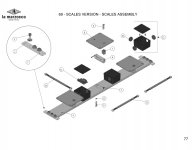 Linea PB Elektronik - Version Waage Explosionszeichnung