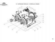 15 - ESPRESSO MODULE - HYDRAULIC ASSEM. MODBAR AV Explosionszeichnung