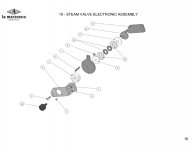 19 - STEAM VALVE ELECTRONIC ASSEMBLY Explosionszeichnung