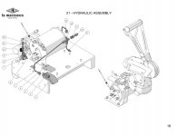 21 - HYDRAULIC ASSEMBLY Explosionszeichnung