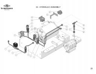 23 - HYDRAULIC ASSEMBLY Explosionszeichnung