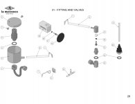 31 - FITTING AND VALVES Explosionszeichnung