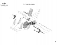 47 - COFFEE BOILER Explosionszeichnung