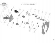 21 - HYDRAULIC ASSEMBLY Explosionszeichnung