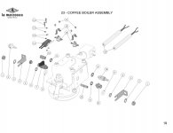 23 - COFFEE BOILER ASSEMBLY Explosionszeichnung