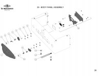 29 - BODY PANEL ASSEMBLY Explosionszeichnung