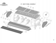 07 - BODY PANEL ASSEMBLY Explosionszeichnung